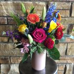 Seasonal Spring in the pink Kendall vase